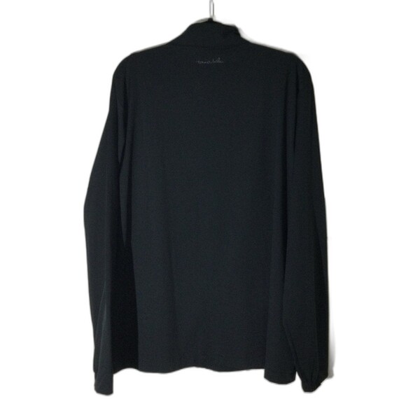 Travis Mathew Jacket Men’s Size L Black Full Zip Gulstream Embroidered Logo - Picture 2 of 8